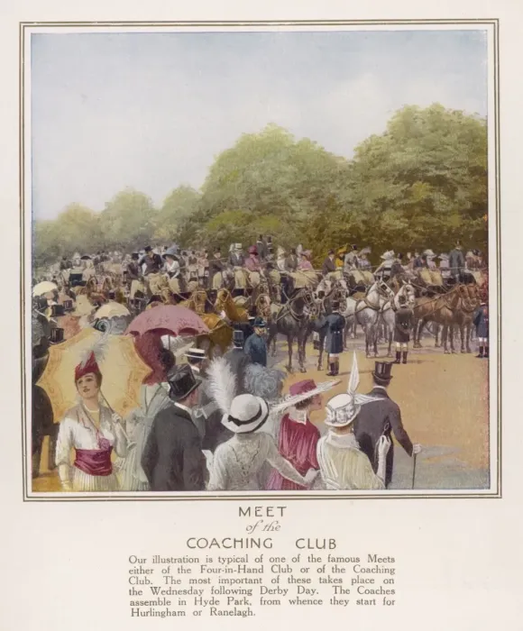Framed Print : Coaching Club Meets 1912 Framed Print : Coaching Club Meets 1912