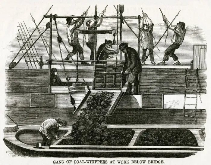 Framed Print : Coal-whippers Framed Print : Coal-whippers