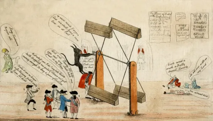 Framed Print : Coalition Satire / 1783 Framed Print : Coalition Satire / 1783