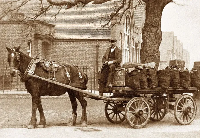 Framed Print : Coalman delivery coal Framed Print : Coalman delivery coal