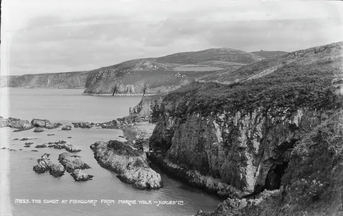 Framed Print : The Coast at Fishguard Framed Print : The Coast at Fishguard