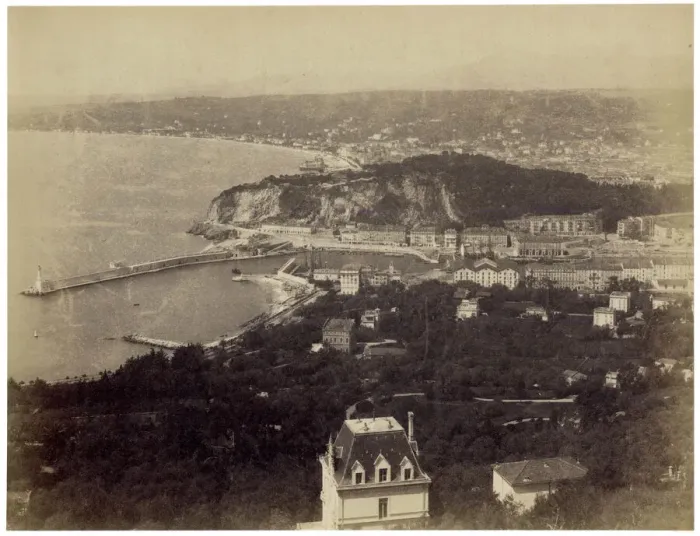 Framed Print : The coast at Nice, France - French Riviera Framed Print : The coast at Nice, France - French Riviera