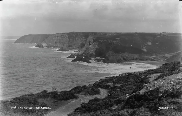 Framed Print : The Coast at St. Agnes