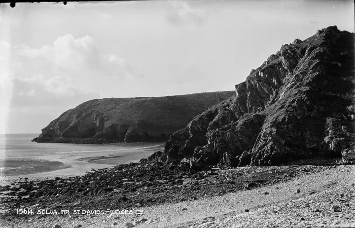 Framed Print : Coastal Landscape near St. Davids Framed Print : Coastal Landscape near St. Davids