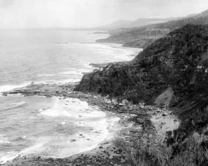 Framed Print : Coastal scene, Clifton, Illawarra District, Australila Framed Print : Coastal scene, Clifton, Illawarra District, Australila