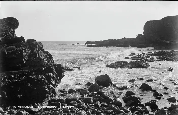 Framed Print : Coastal View at Muchalls Framed Print : Coastal View at Muchalls