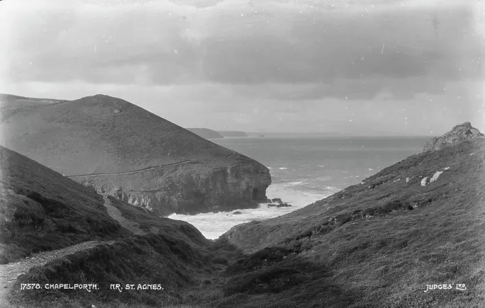 Framed Print : Coastal View Near Chapel Porth Framed Print : Coastal View Near Chapel Porth
