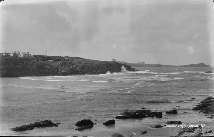 Framed Print : Coastal View at Porth Framed Print : Coastal View at Porth