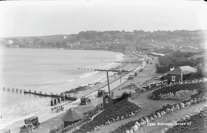 Framed Print : Coastal View of Swanage Framed Print : Coastal View of Swanage