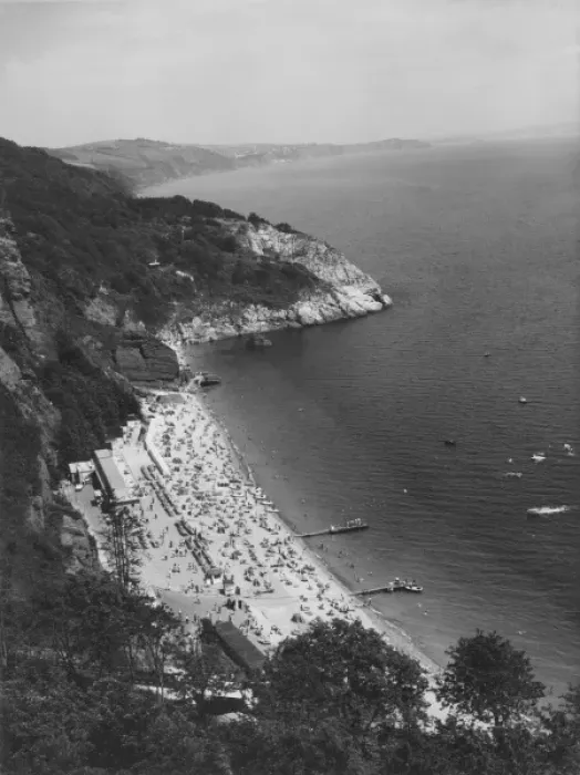 Framed Print : Coastline from Babbacombe to Teignmouth Framed Print : Coastline from Babbacombe to Teignmouth