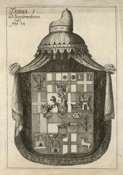 Framed Print : Coat of Arms C. 18Th Framed Print : Coat of Arms C. 18Th