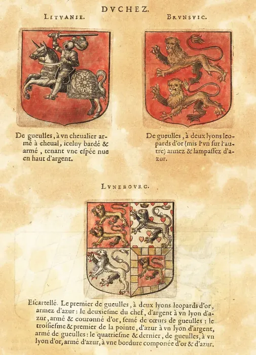 Framed Print : Coat of arms of the Duchy of Lithuania, Brunswick and Lunenberg Framed Print : Coat of arms of the Duchy of Lithuania, Brunswick and Lunenberg