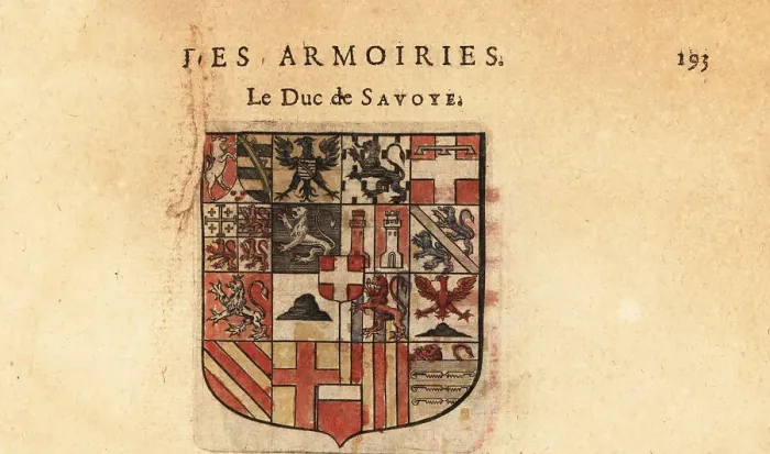 Framed Print : Coat of arms of the Duke of Savoy Framed Print : Coat of arms of the Duke of Savoy