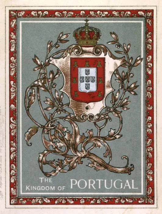 Framed Print : The Coat of Arms of the Kingdom of Portugal Framed Print : The Coat of Arms of the Kingdom of Portugal