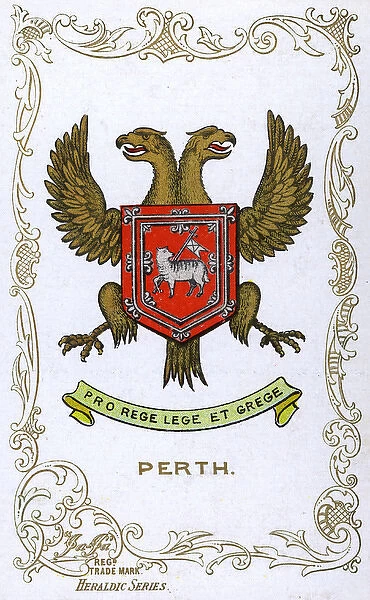 The Coat of Arms of Perth, Perthshire, Scotland