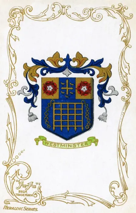 Framed Print : Coat of Arms for Westminster, London Framed Print : Coat of Arms for Westminster, London