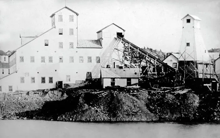 Framed Print : Cobalt Lake Mine, Cobalt, Canada, early 1900s Framed Print : Cobalt Lake Mine, Cobalt, Canada, early 1900s