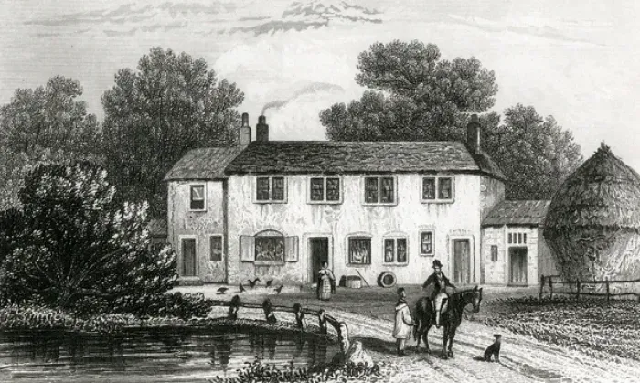 Framed Print : Cobbett / Farnham B place Framed Print : Cobbett / Farnham B place
