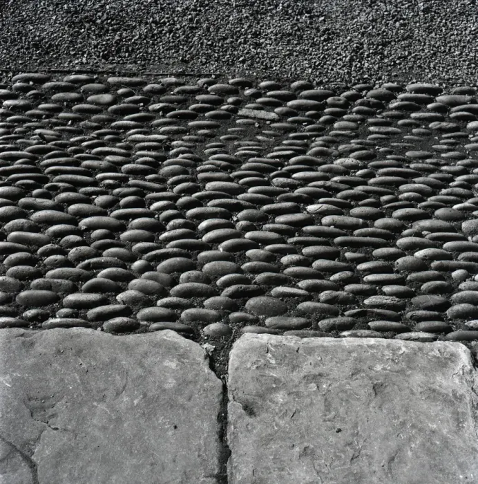 Framed Print : Cobbled path in St Ives, Cornwall Framed Print : Cobbled path in St Ives, Cornwall