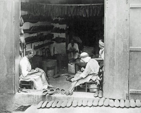 Cobblers shop, India