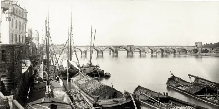 Framed Print : Coblenz, Germany, boats river and bridge Framed Print : Coblenz, Germany, boats river and bridge