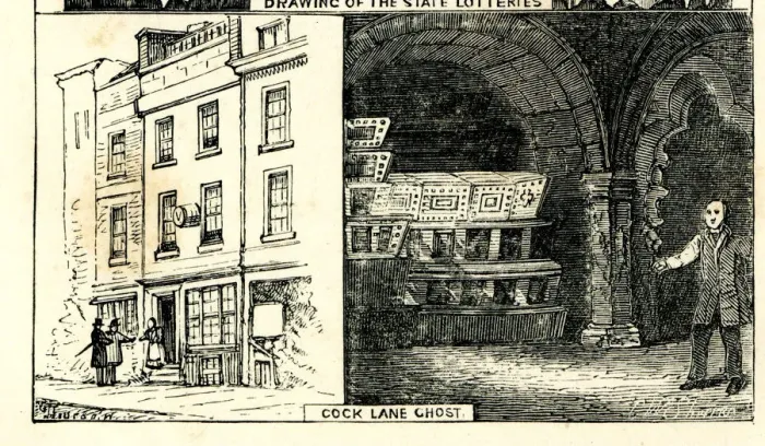Framed Print : Cock Lane Ghost, adjacent to Smithfield Market, London Framed Print : Cock Lane Ghost, adjacent to Smithfield Market, London