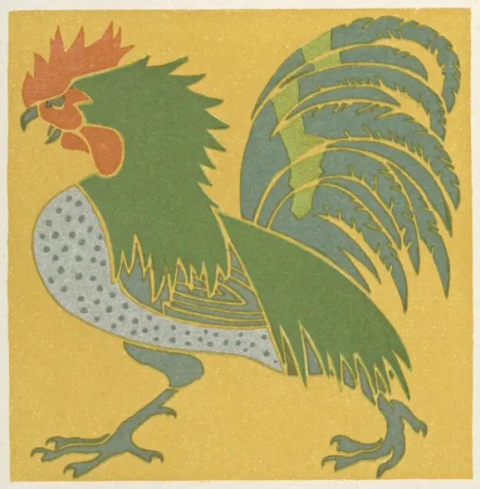 Framed Print : Cockerel design Framed Print : Cockerel design