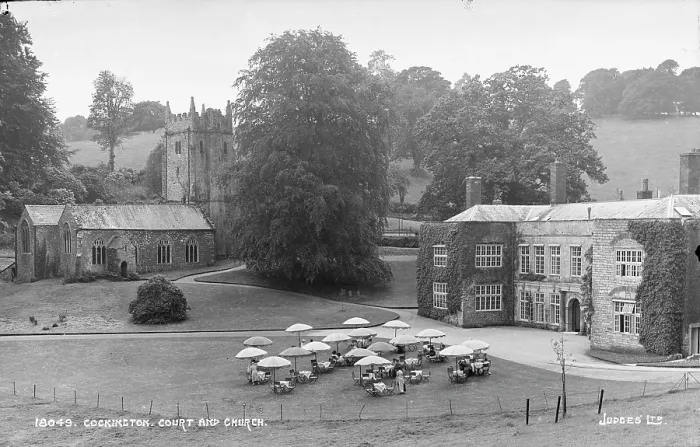 Framed Print : Cockington Court and Church Framed Print : Cockington Court and Church