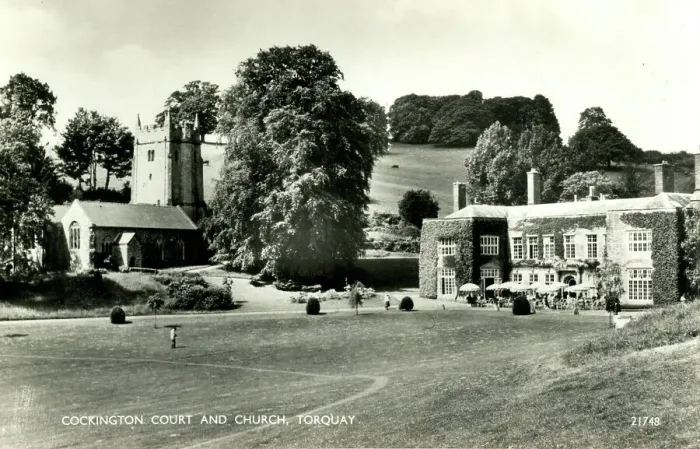 Framed Print : Cockington Court and Church, Torquay, Devon Framed Print : Cockington Court and Church, Torquay, Devon