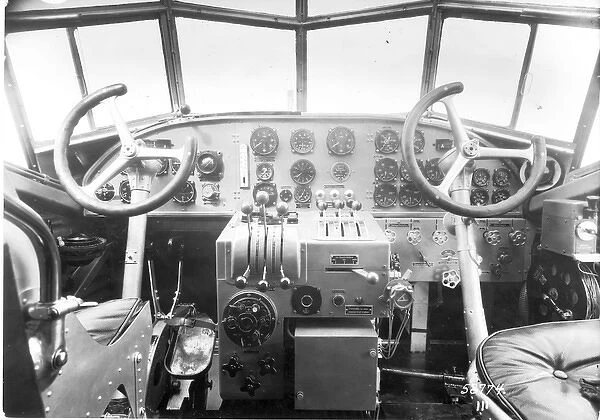 Cockpit of the Junkers Ju52  /  3m