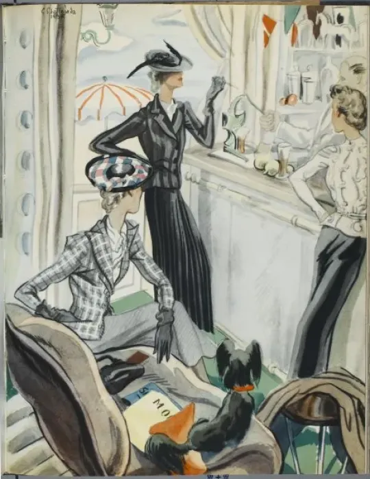 Framed Print : Cocktail Chic 1937 Framed Print : Cocktail Chic 1937