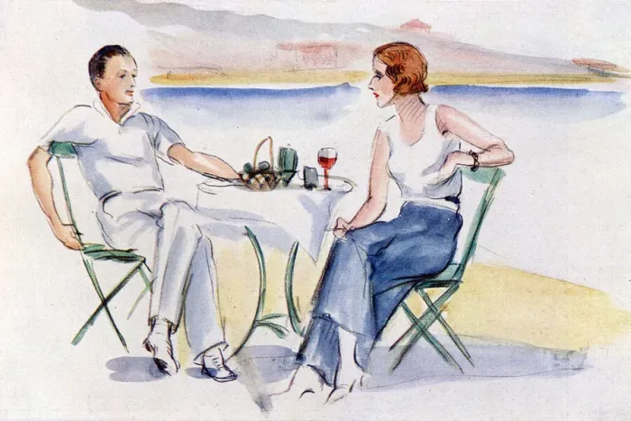 Framed Print : Cocktail time at Cap d Antibes, Marquise de Casa Maury Framed Print : Cocktail time at Cap d Antibes, Marquise de Casa Maury