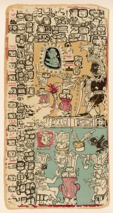 Framed Print : Codex Troano - 4 Framed Print : Codex Troano - 4