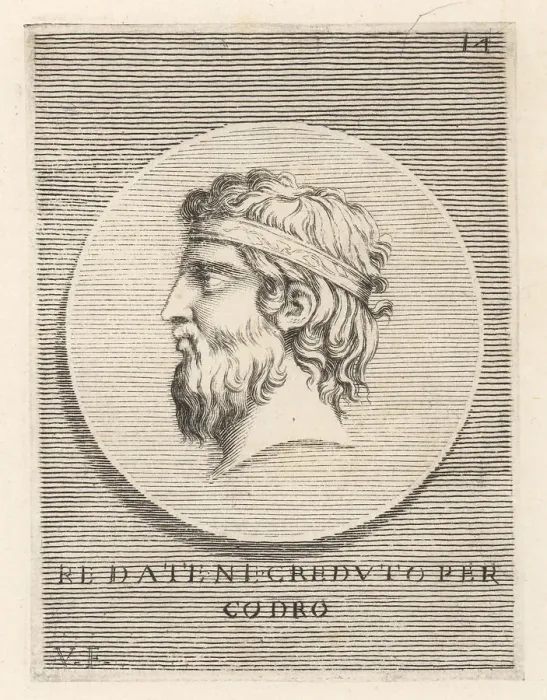 Framed Print : Codrus, semi-mythical last King of Athens, c. 1089-1068 BC Framed Print : Codrus, semi-mythical last King of Athens, c. 1089-1068 BC