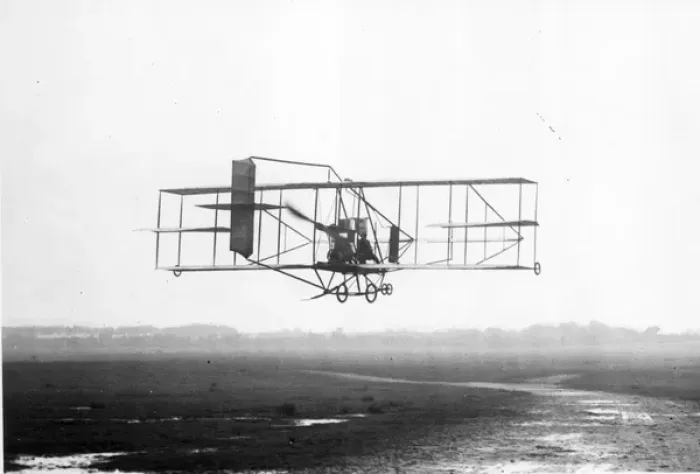Framed Print : Cody biplane No 2 the Michelin Cup Biplane in the air Framed Print : Cody biplane No 2 the Michelin Cup Biplane in the air