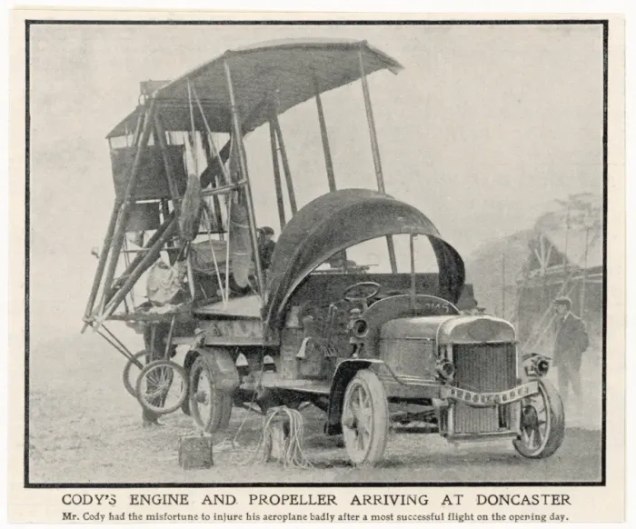 Framed Print : Cody Biplane Dismantled Framed Print : Cody Biplane Dismantled
