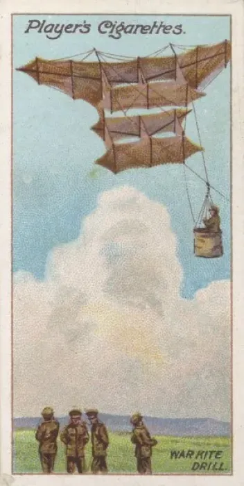 Framed Print : Codys Kite (Cig Card) Framed Print : Codys Kite (Cig Card)