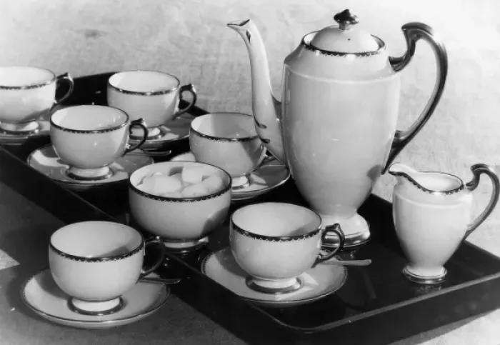 Framed Print : Coffee Set 1930S Framed Print : Coffee Set 1930S