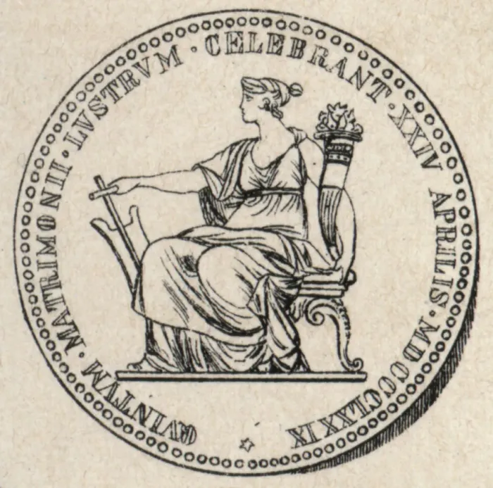 Framed Print : Coin with Female Figure Framed Print : Coin with Female Figure