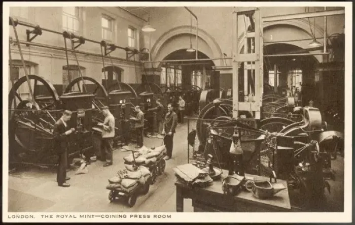 Framed Print : Coin Presses at Mint Framed Print : Coin Presses at Mint