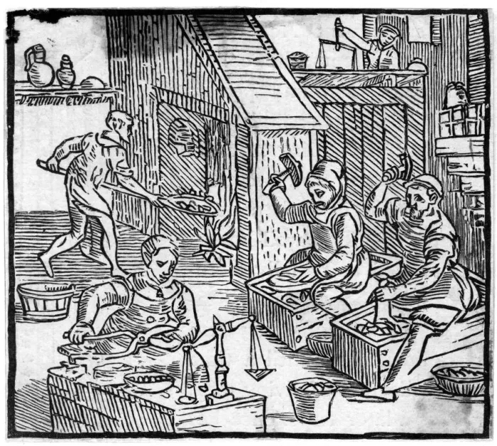Framed Print : COINING 1577 Framed Print : COINING 1577