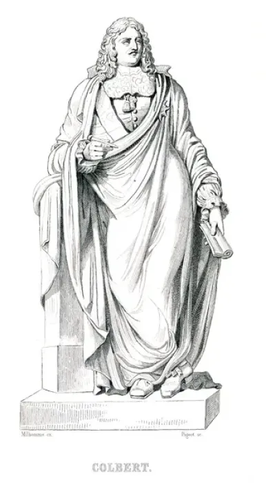 Framed Print : Colbert J-B / Statue Framed Print : Colbert J-B / Statue