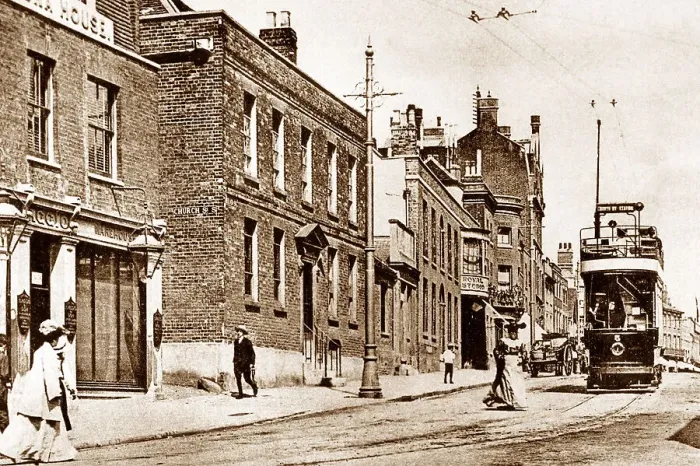 Framed Print : Colchester Head Street early 1900s Framed Print : Colchester Head Street early 1900s