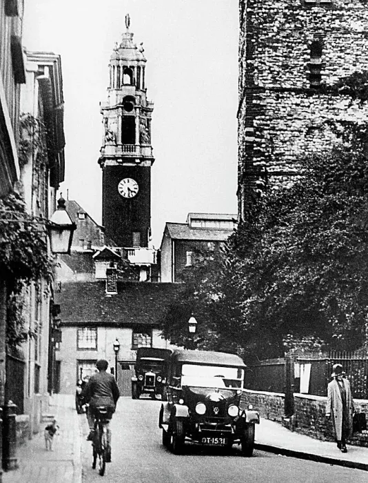 Framed Print : Colchester Trinity Street probably 1930s Framed Print : Colchester Trinity Street probably 1930s