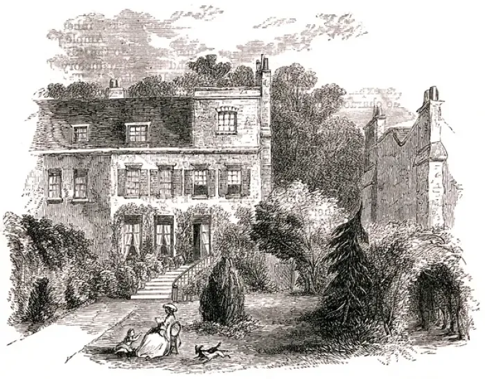 Framed Print : Coleridge Highgate House Framed Print : Coleridge Highgate House