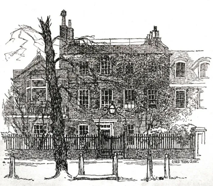 Framed Print : Coleridge Highgate House Framed Print : Coleridge Highgate House