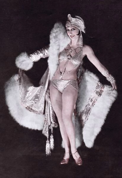 Colette Jove in La Grande Folie at the Folies Bergere, Paris