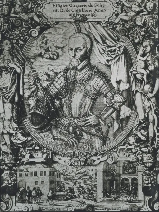 Framed Print : COLIGNY, Gaspar II de Chatillon, count of (1519-1572)