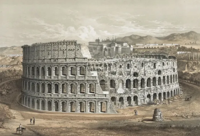 Framed Print : Coliseum at Rome Framed Print : Coliseum at Rome