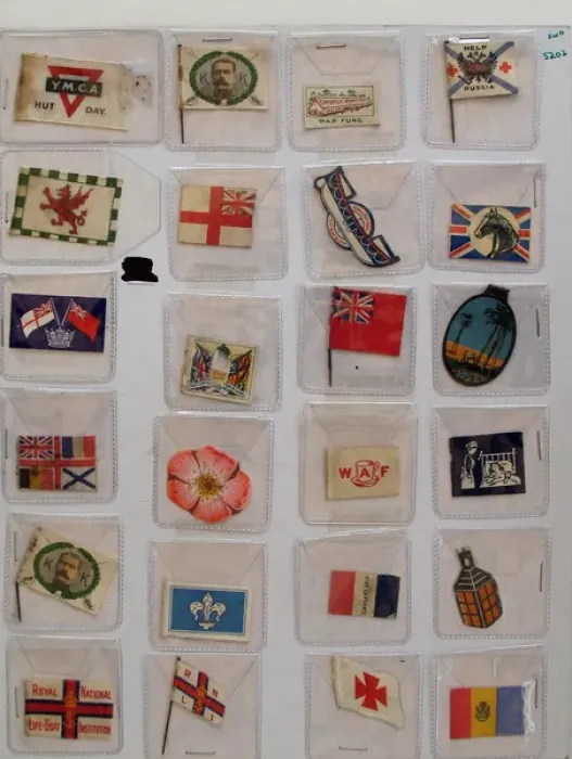 Framed Print : A collection of WWI Charity Day flags Framed Print : A collection of WWI Charity Day flags